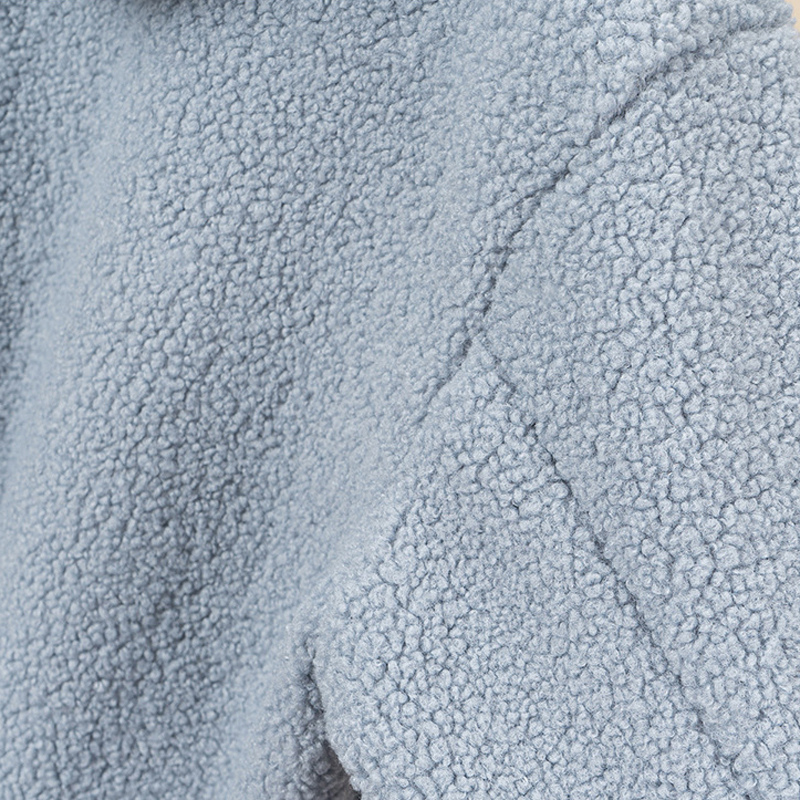 EB | Kapuzenjacke mit Reißverschluss und Weichem Sherpa Stoff, Fleece Weste