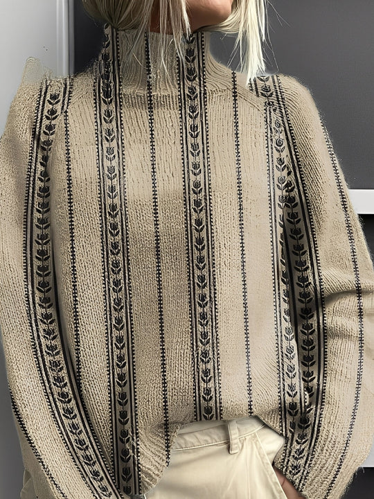 EB | Moderne, Lebendige Damen-Rollkragenpullover