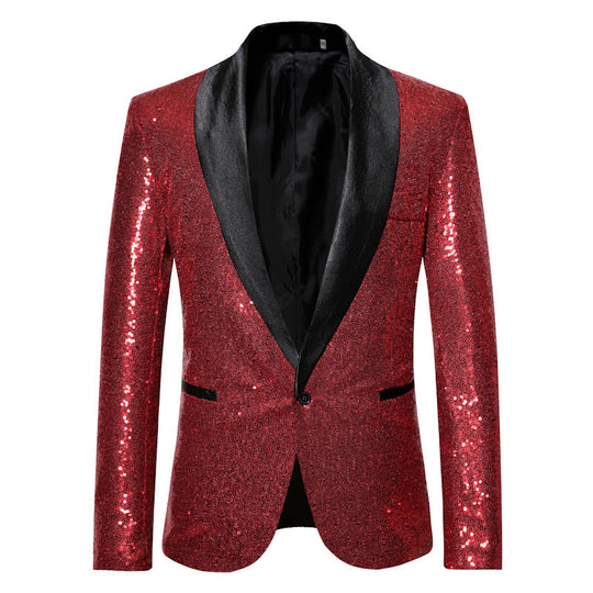 EB | Stilvoller Pailletten-Blazer für Herren