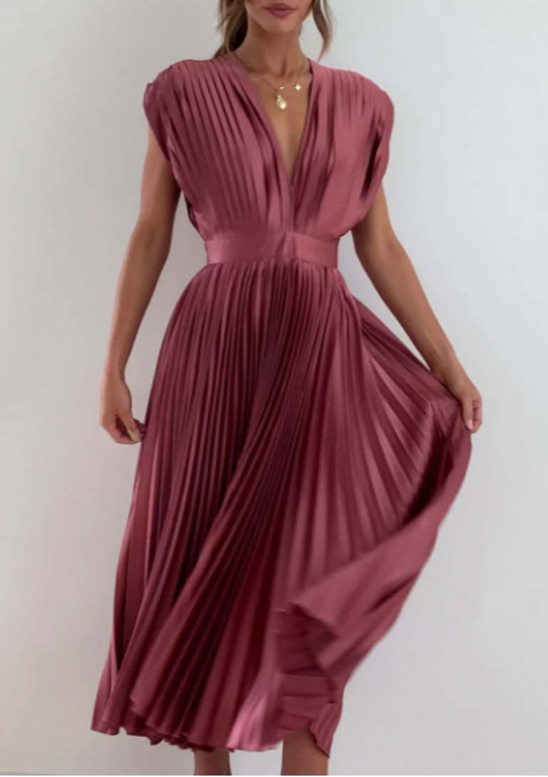 EB | Elegantes Maxikleid Aus Leichtem Stoff