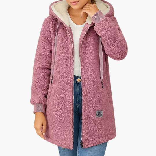 EB | Fleecejacke mit Kapuze - Modischer Komfort für Freizeit & Alltag