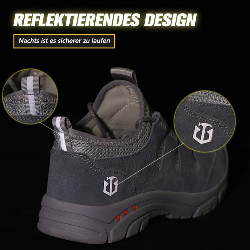 Herren Anti-Smashing Anti-Piercing Big Toe Cap Sicherheitsschuhe Freizeitschutzschuhe EB
