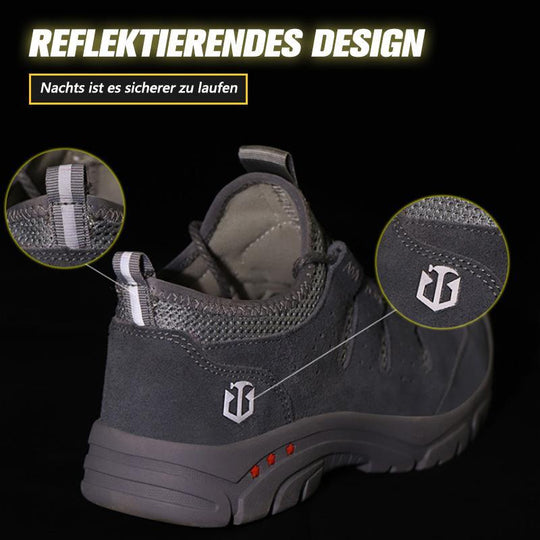 Herren Anti-Smashing Anti-Piercing Big Toe Cap Sicherheitsschuhe Freizeitschutzschuhe EB