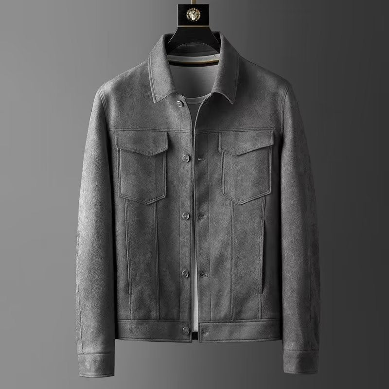 EB | Klassische Wildlederjacke für Männer