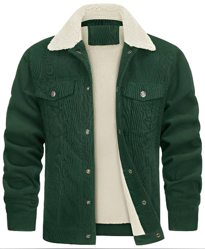 EB | klassische Cord-Plüschjacke für Männer
