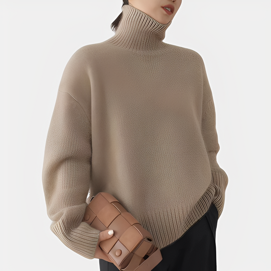 EB | Eleganter Und Legerer Damen Rollkragenpullover