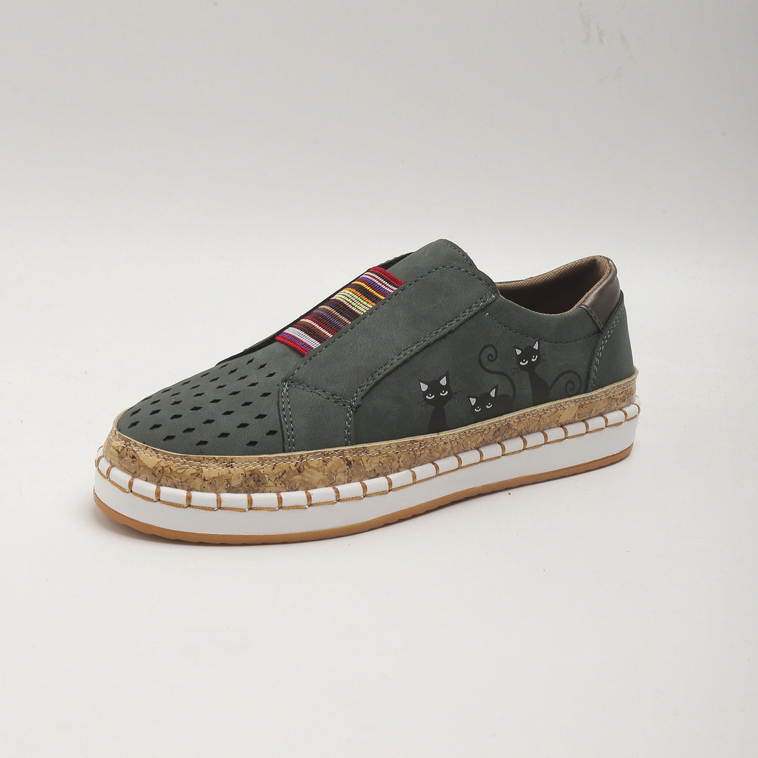 Retro flache Freizeitschuhe EB