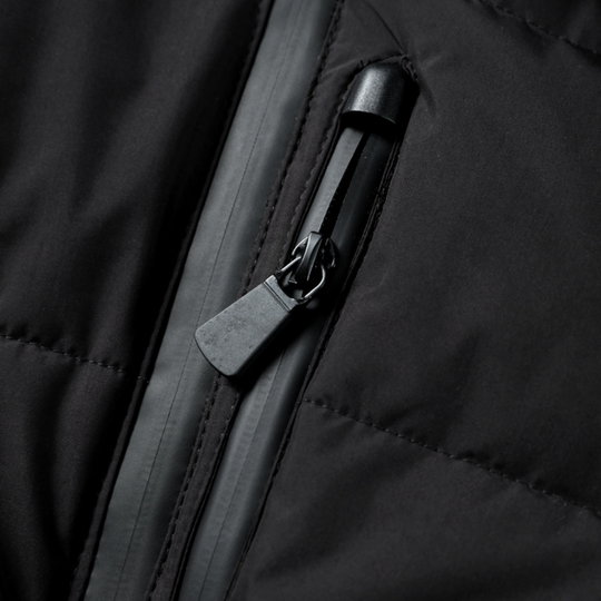 EB | Damen Kapuzen Gürteltaschen Steppjacke