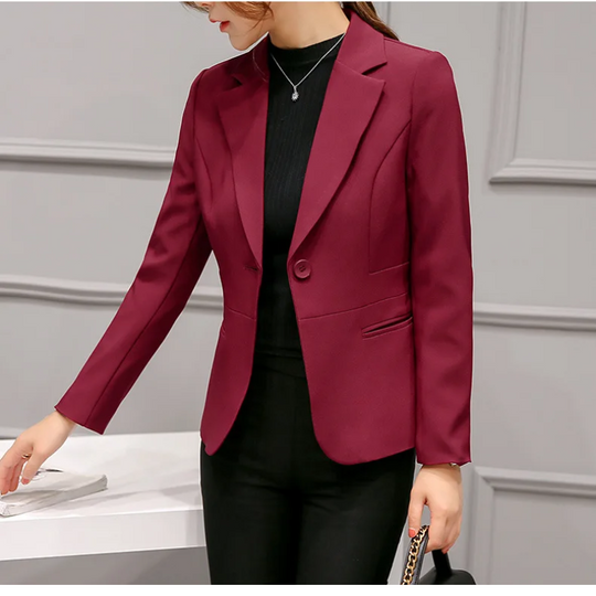 EB | Eleganter Damen Blazer mit Langen Ärmeln Perfekt für Die Arbeit