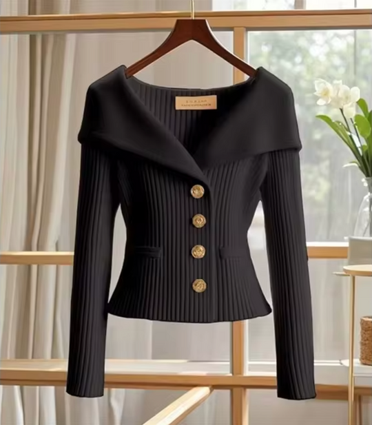 EB | Strickjacke Damen Kurz Cardigan für Übergangsjahre