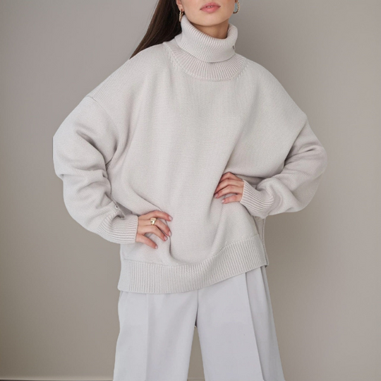 EB | Rollkragenpullover für Frauen Warm