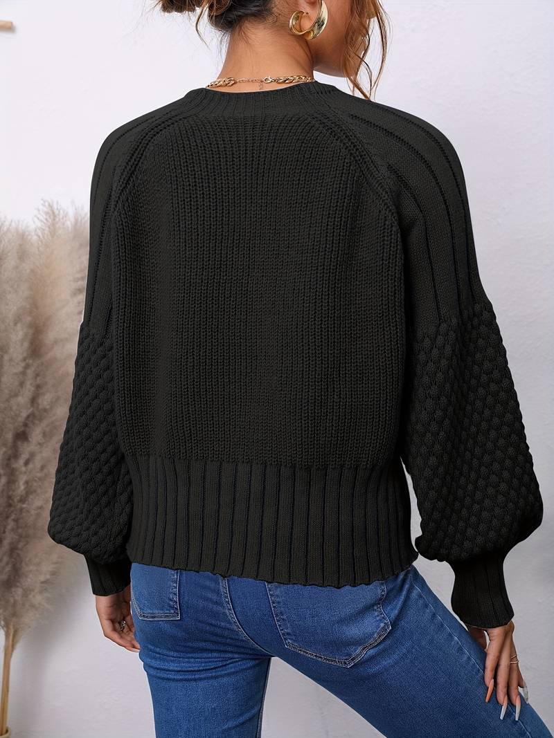 EB | Lässige und Stilvolle Allgemeine Strickjacke