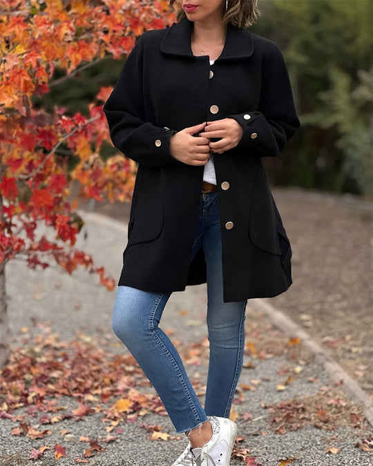 EB | elegante Jacke mit stilvollem seitlichem Knotendetail