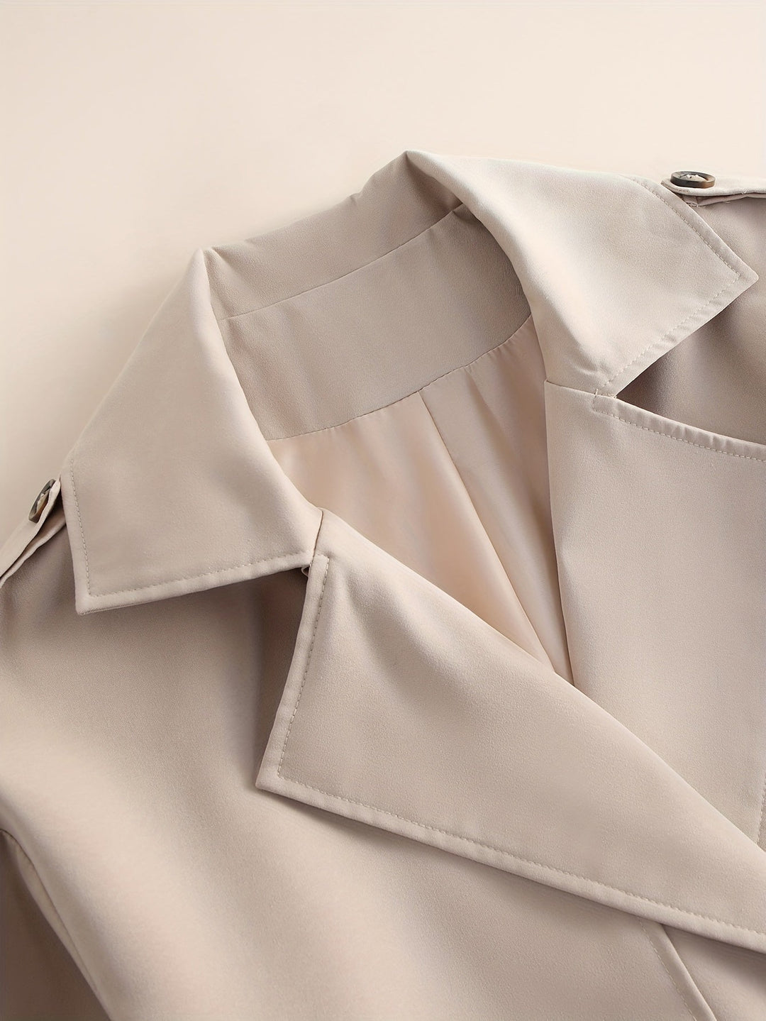 EB | Gürteltrenchcoat mit langen Ärmeln für Frauen Perfekt für den Alltag