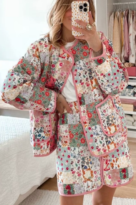EB | Baumwolljacke + Weste + Rock Set