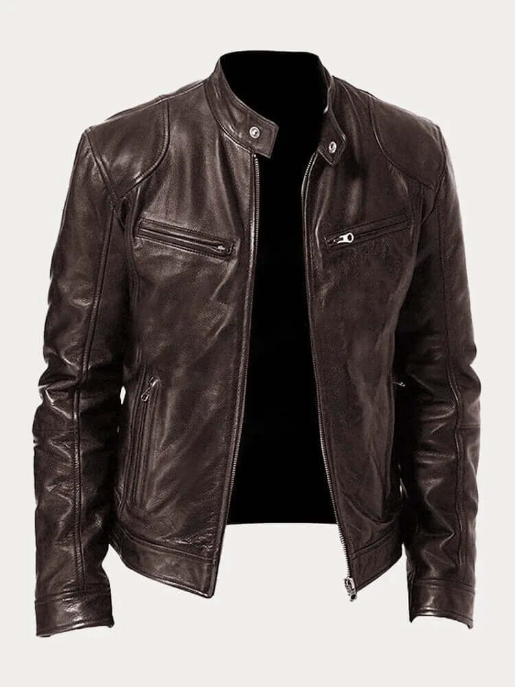 EB | Herren Klassische Lederjacke