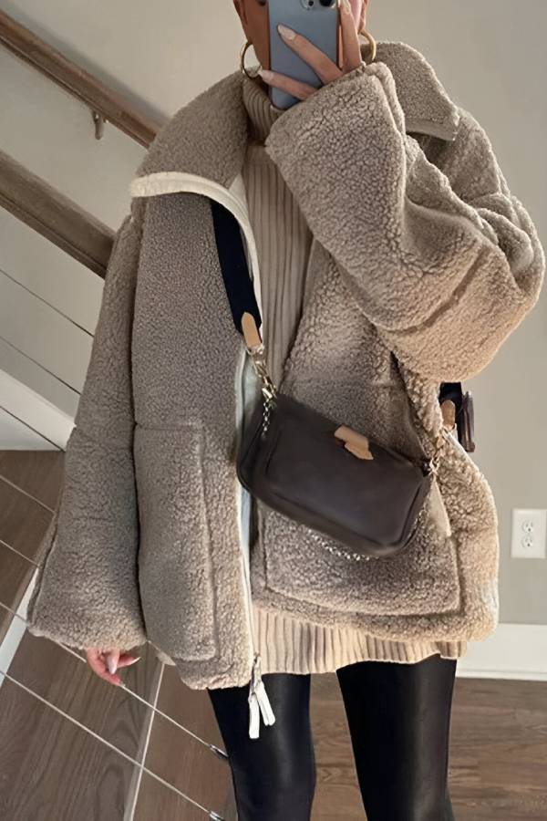 EB | Full-Zip Teddy-Jacke