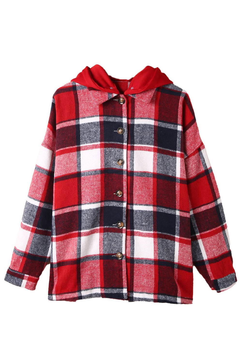 EB | Gitterhemdenjacke mit Kapuze Polyester Lässig und Trendy