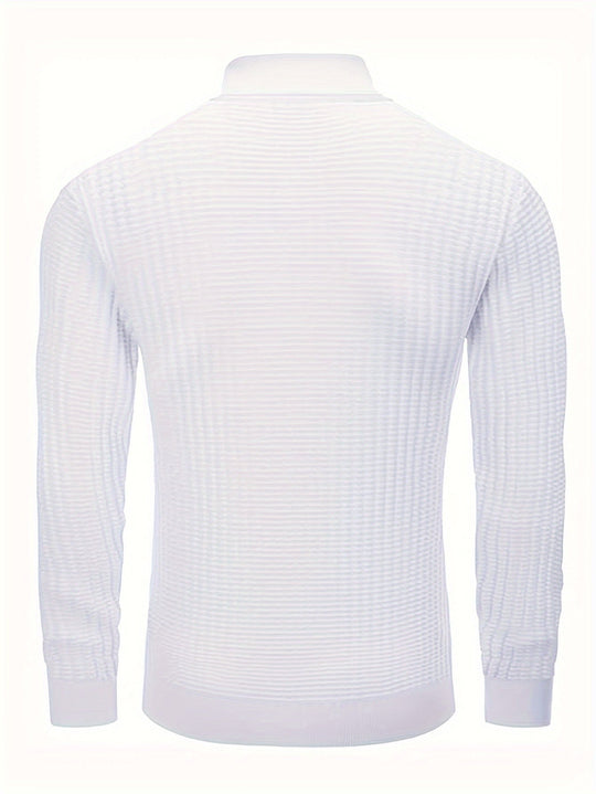 EB | Rollkragenpullover Waffelstrick Polyester-mix