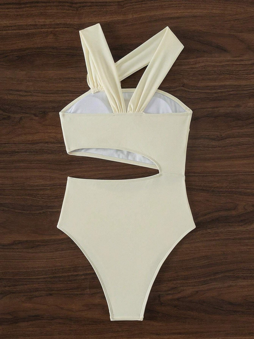 EB | Einfarbiger sexy hohler Badeanzug