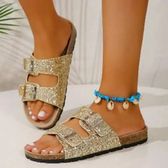 EB | Slippers mit Doppelter Schnalle