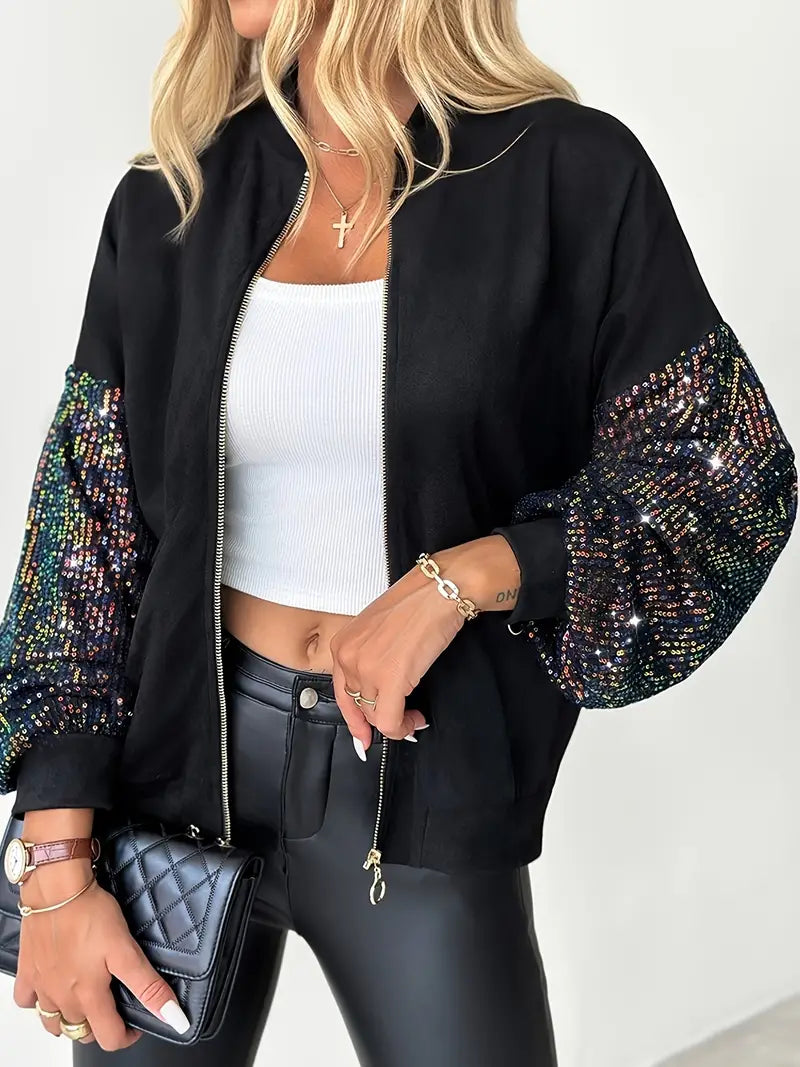 EB | Damen Paillettenjacke