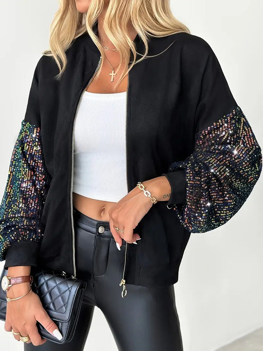 EB | Damen Paillettenjacke