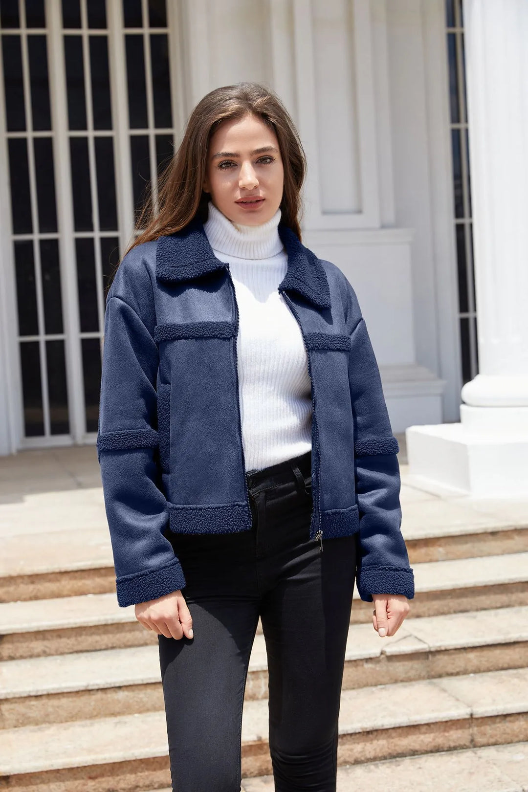 EB | Fleecejacke Warm und Trendy für Damen