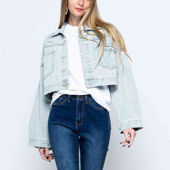 EB | Zeitgenössische Denim Jacke mit Kragen