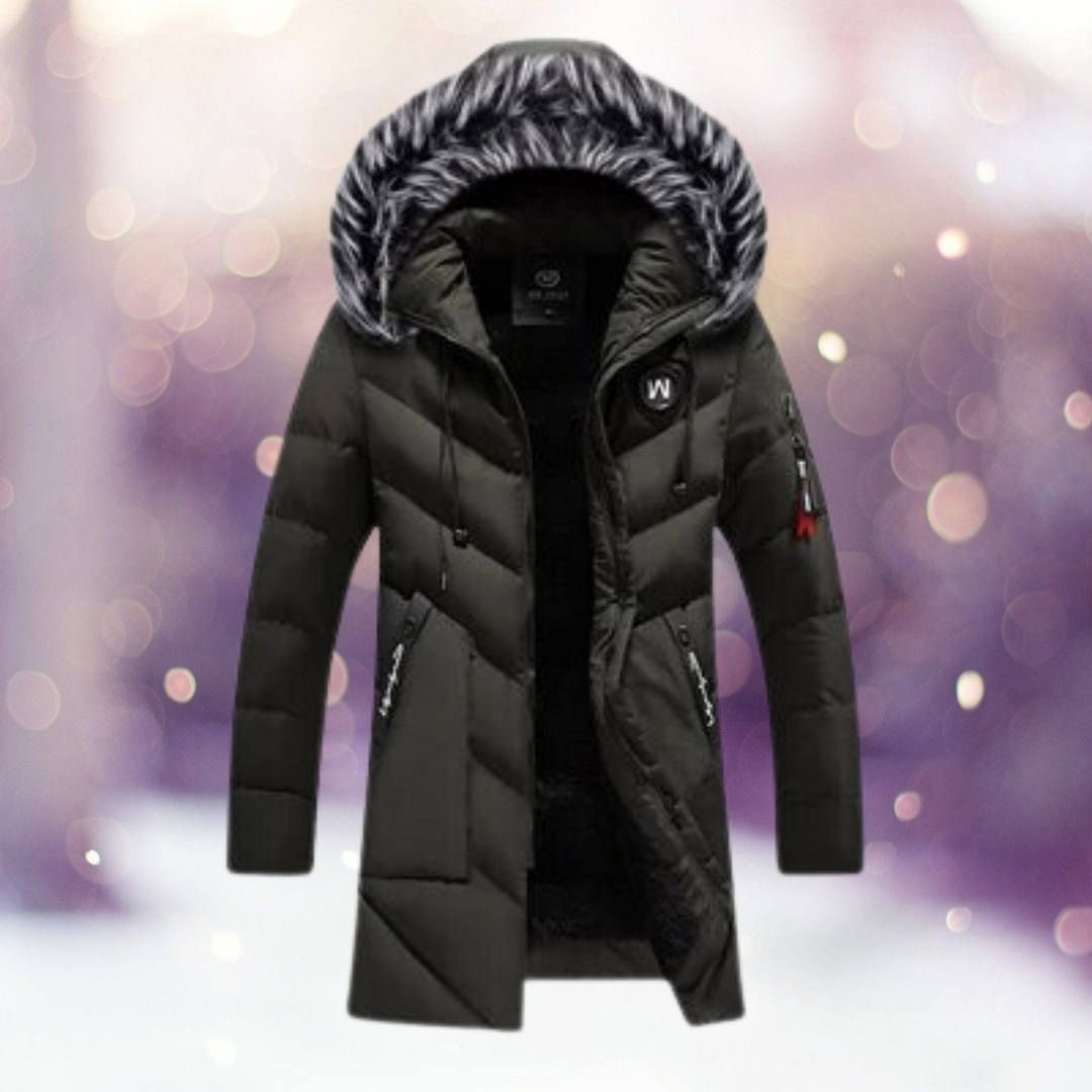 EB | Parka Jack - stilvolle isolierte Damen Außenjacke mit Kunstpelzkapuze