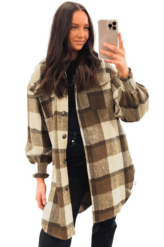 EB | Karohemdjacke Baumwolle und Polyester Perfekt Zum Layering