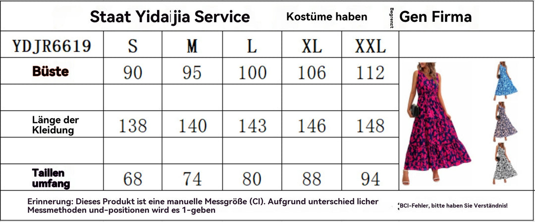 EB | Kleid mit V-Ausschnitt und elastischer Taille