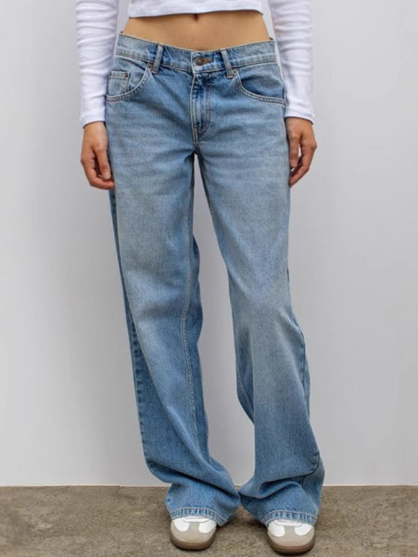 EB | Retro Leoparden Print Stern Boyfriend Jeans