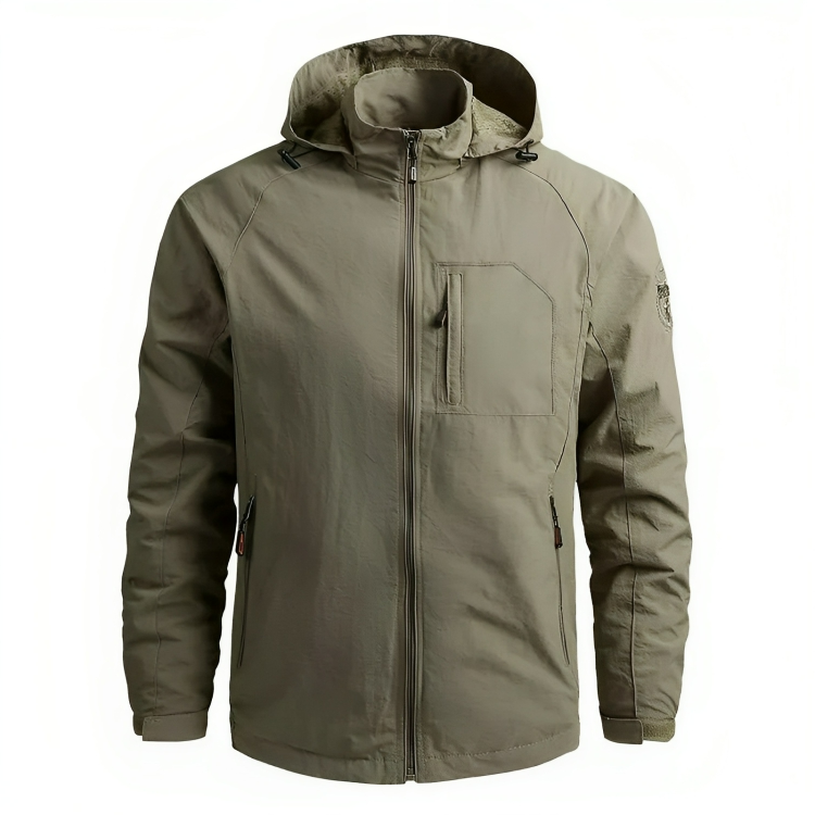 EB | Wasserdichter Kapuzenwindbreaker für Herren