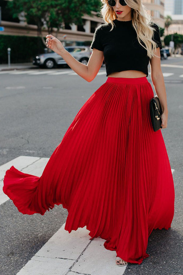 EB | Für Eternity Plissierter Maxi Rock