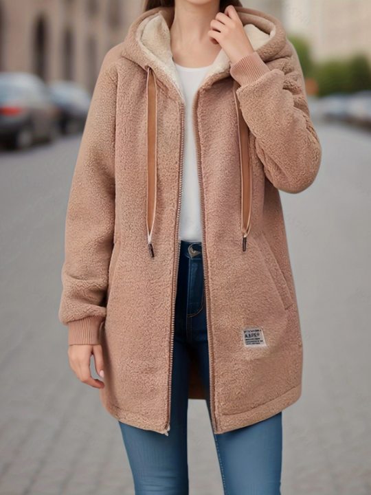 EB | Kapuzenjacke aus Fleece mit Reißverschluss