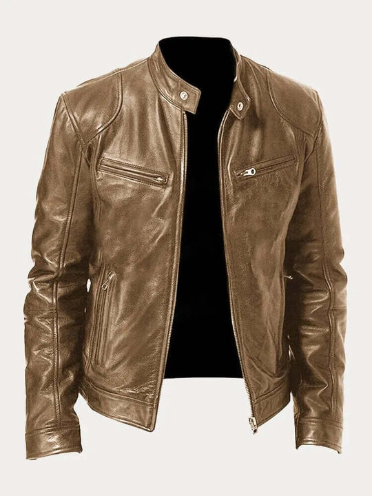 EB | Herren Klassische Lederjacke