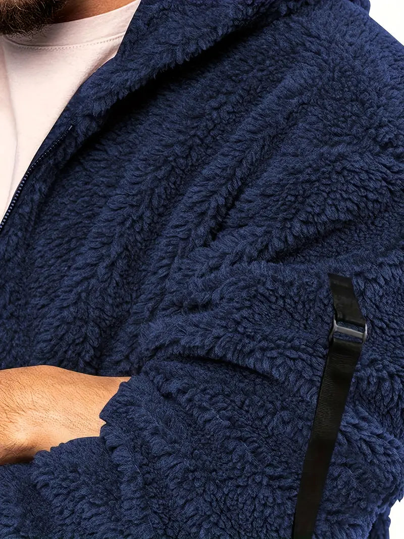 EB Teddyjacke mit Reißverschluss für Männer