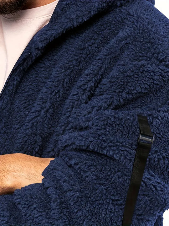 EB Teddyjacke mit Reißverschluss für Männer