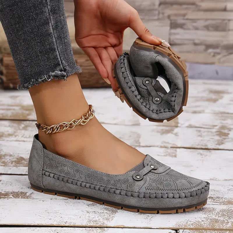 Damen-Lederschuhe, rutschfest & weich EB EB
