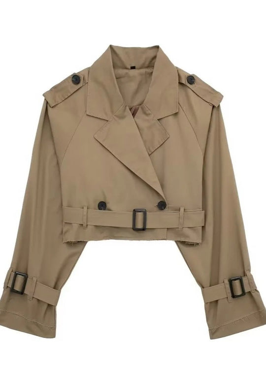 EB | Verkürzte Windbreaker-Jacke für Frauen
