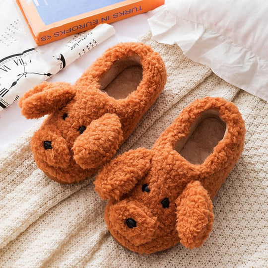 EB | Bequeme Damen Hausschuhe mit Tiermuster