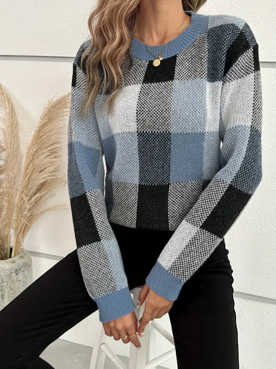 EB | Karierter Pullover