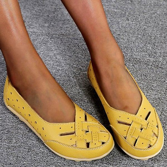 Blaue KomfortPantolette EB