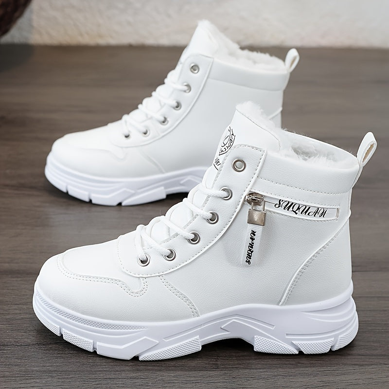 EB | Festliche Winter Freizeit Sneakers für Damen - Ideal für den Winter