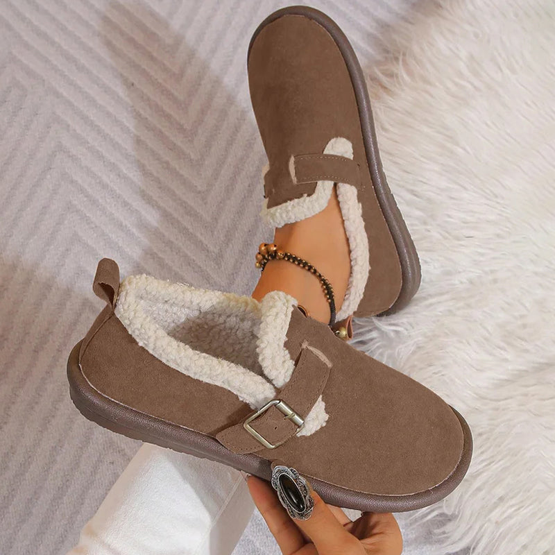 Warme und bequeme flache Schuhe EB