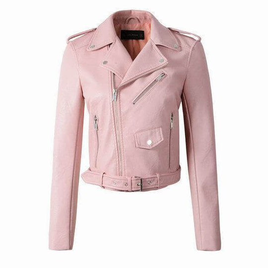 EB | Damen gewaschenes PU Lederjacke