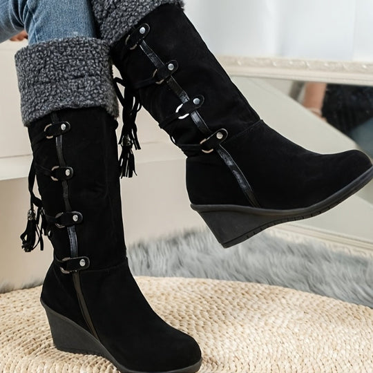 KeilabsatzStiefel Mit Fleecefutter EB