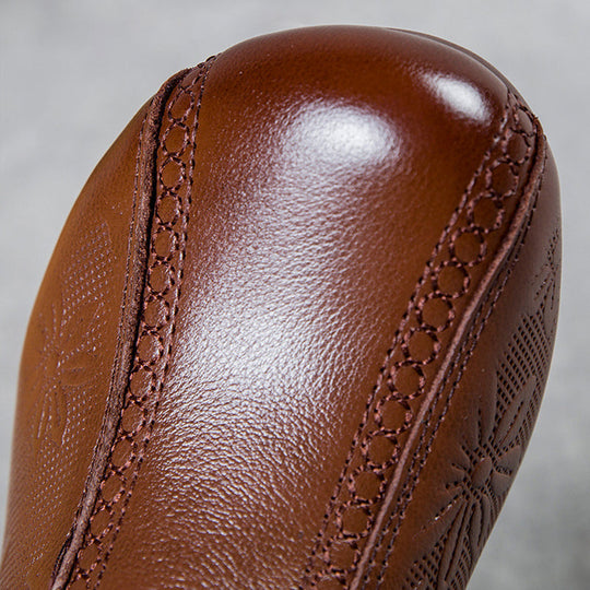 Handgemachte Lederstiefeletten mit warmem Innenfutter EB EB