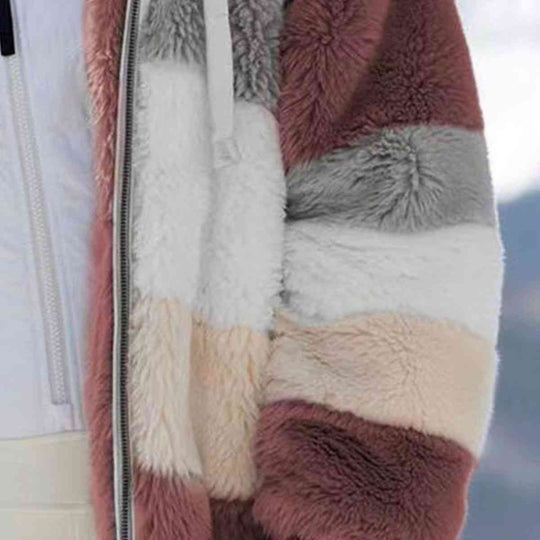 EB | Color Block Zip-Up Kapuzenjacke